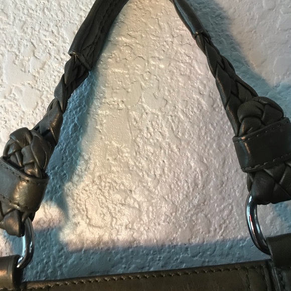 Olive Green“The Sak”Hobo COW LEATHER Bag - Picture 5 of 10